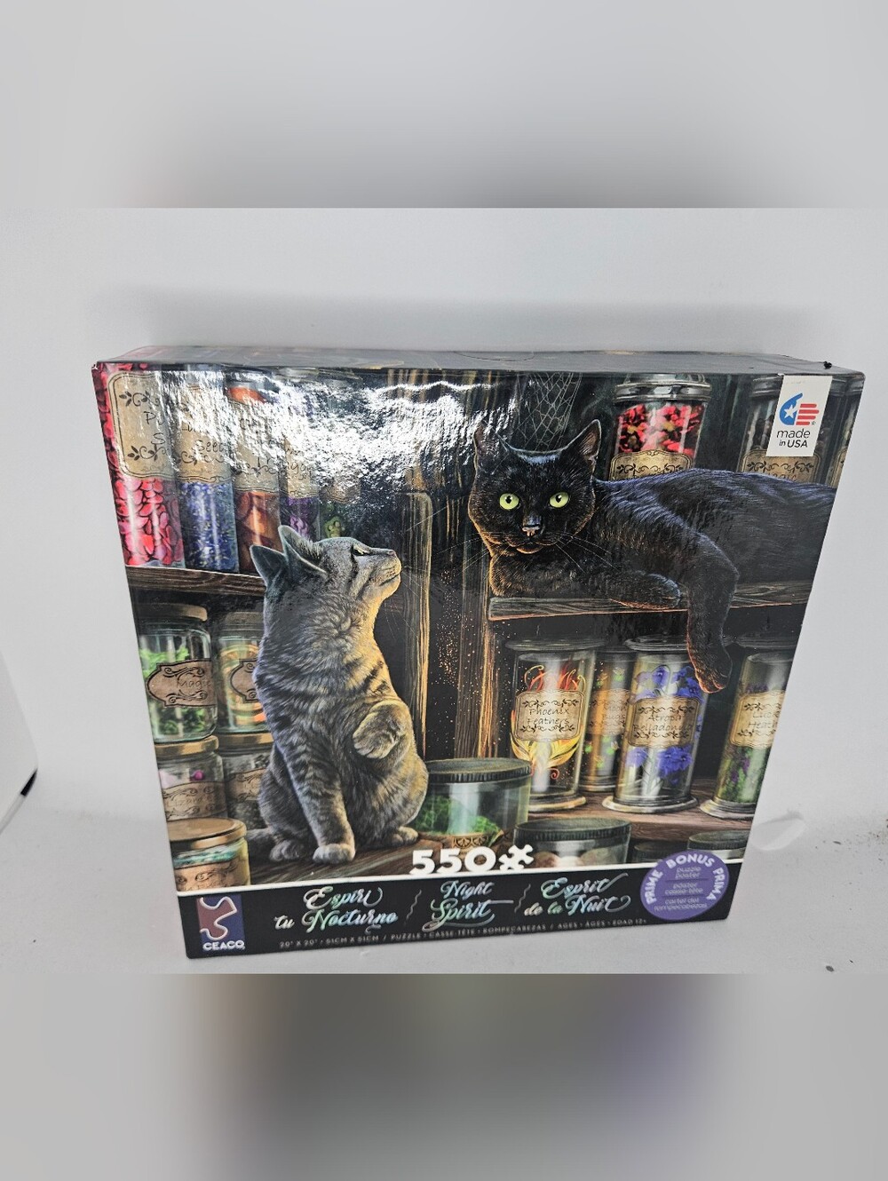 Ceaco 550 Pc Jigsaw Puzzle NIGHT SPIRIT New In Packaging Sealed.  Puzzle is new